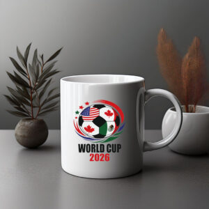 FIFA World Cup 2026 Soccer Ball Mug