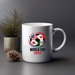 FIFA World Cup 2026 Soccer Ball Mug