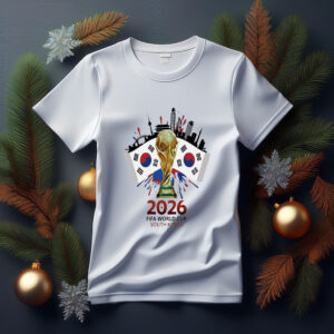 FIFA World Cup 2026 South Korea Flag Shirt