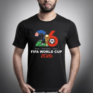 FIFA World Cup 2026 T-Shirt – Mexico, USA, Canada