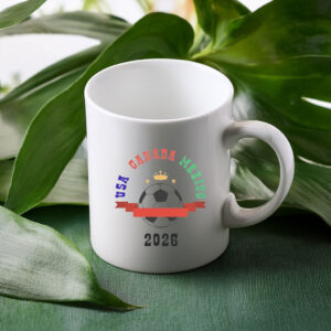 FIFA World Cup 2026 USA Canada Mexico Soccer Mug