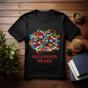 FIFA World Cup 2026 USA Mexico Canada T-Shirt
