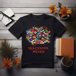 FIFA World Cup 2026 USA Mexico Canada T-Shirt