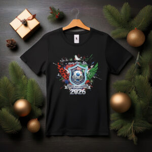 Flaged Soccer Shield Tee