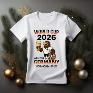 Germany World Cup 2026 Eagle Holding Beer T-Shirt