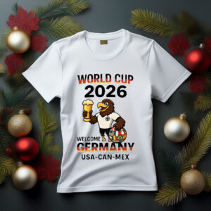 Germany World Cup 2026 Eagle Holding Beer T-Shirt