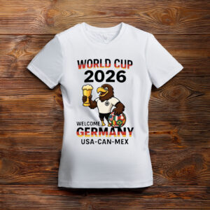Germany World Cup 2026 Eagle Holding Beer T-Shirt