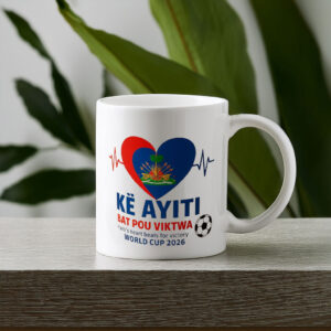 Haiti World Cup 2026 Mug – Ke Ayiti Bat Pou Viktwa