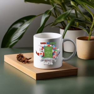 North America Soccer Field – Road To World Cup 2026 Mug