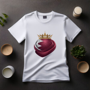 Qatar Flag Soccer T-Shirt