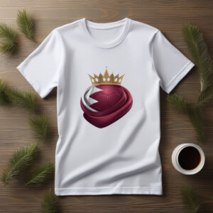 Qatar Flag Soccer T-Shirt