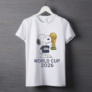 Snoopy Holding World Cup 2026 T-Shirt