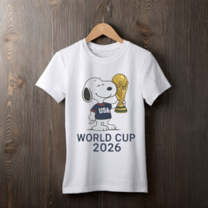 Snoopy Holding World Cup 2026 T-Shirt