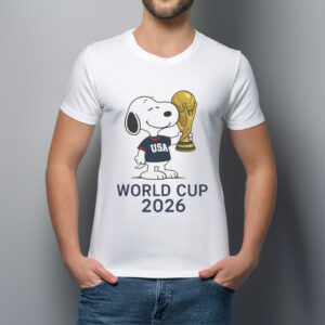 Snoopy Holding World Cup 2026 T-Shirt