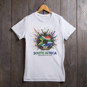 South Africa Flag Soccer Ball T-Shirt