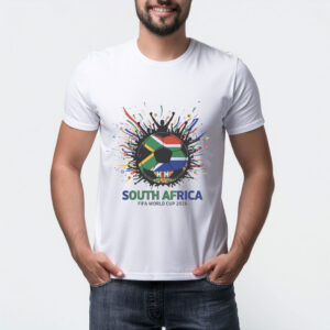 South Africa Flag Soccer Ball T-Shirt