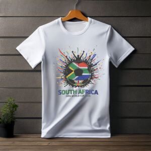 South Africa Flag Soccer Ball T-Shirt
