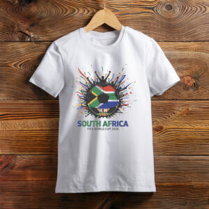 South Africa Flag Soccer Ball T-Shirt