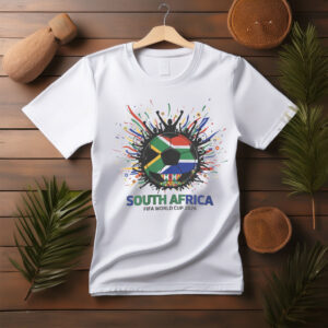 South Africa Flag Soccer Ball T-Shirt