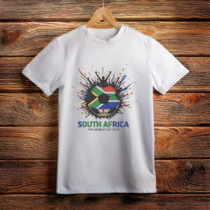 South Africa Flag Soccer Ball T-Shirt