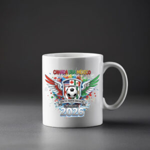 Tri-Flag Shield – World Cup North America 2026 Mug