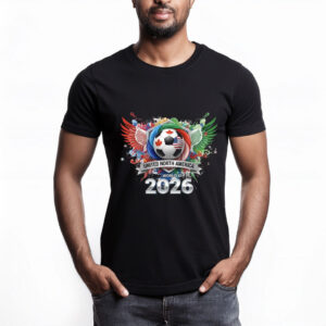 Tricolor Soccer Globe Tee