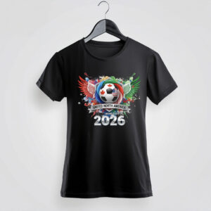 Tricolor Soccer Globe Tee