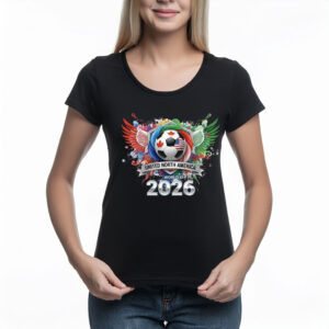 Tricolor Soccer Globe Tee