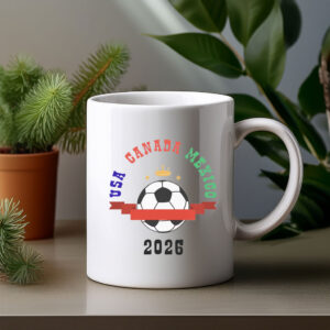 USA, Canada, Mexico Soccer Fan Mug