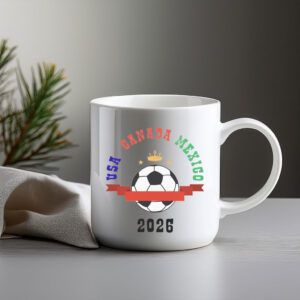 USA, Canada, Mexico Soccer Fan Mug