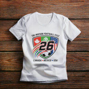 USA Canada Mexico Soccer T-Shirt