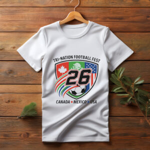 USA Canada Mexico Soccer T-Shirt