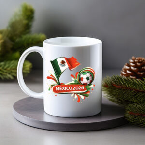 WORLD CUP 2026 Mexico Flag Mug