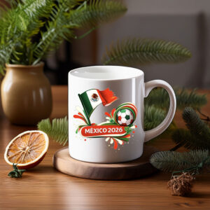 WORLD CUP 2026 Mexico Flag Mug