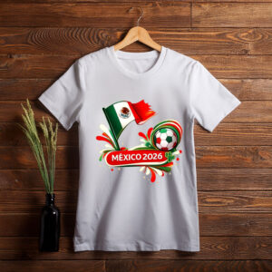 World Cup 2026 Mexico Flag Shirt