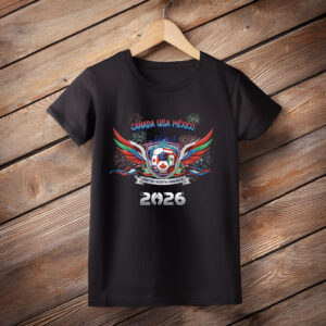 Winged Soccer Globe 2026 Tee