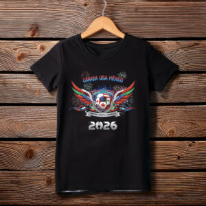 Winged Soccer Globe 2026 Tee