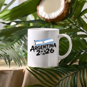 World Cup 2026 Argentina Soccer Mug