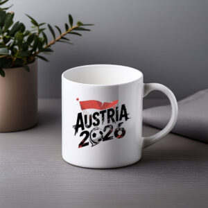 World Cup 2026 Austria Soccer Mug