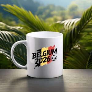 World Cup 2026 Belgium Soccer Mug