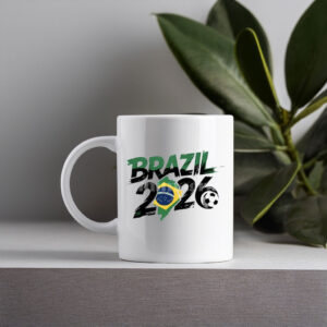 World Cup 2026 Brazil Soccer Mug
