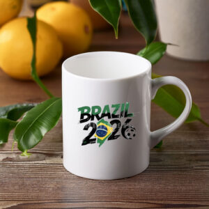 World Cup 2026 Brazil Soccer Mug