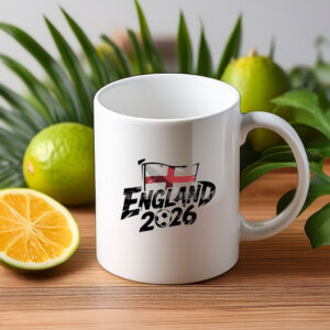 World Cup 2026 England Soccer Mug