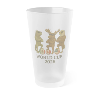 World Cup 2026 Frosted Pint Glass
