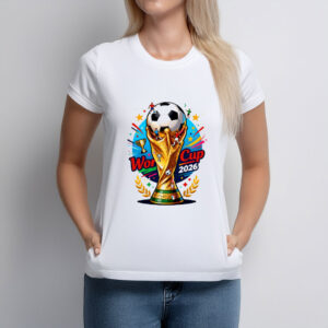 World Cup 2026 Golden Trophy Celebration Soccer T-Shirt