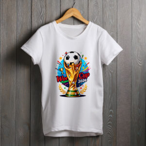 World Cup 2026 Golden Trophy Celebration Soccer T-Shirt
