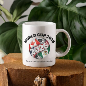 World Cup 2026 Host Countries Enamel Mug