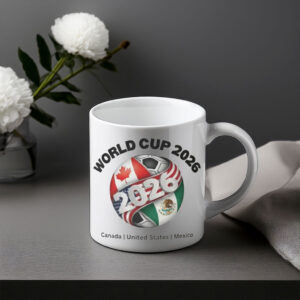 World Cup 2026 Host Countries Enamel Mug