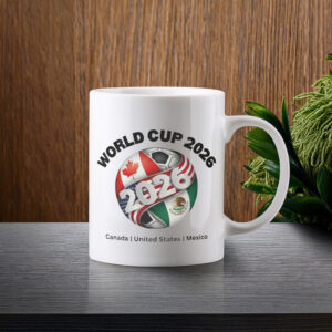World Cup 2026 Host Countries Enamel Mug