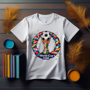 World Cup 2026 International Flags Trophy Circle T-Shirt